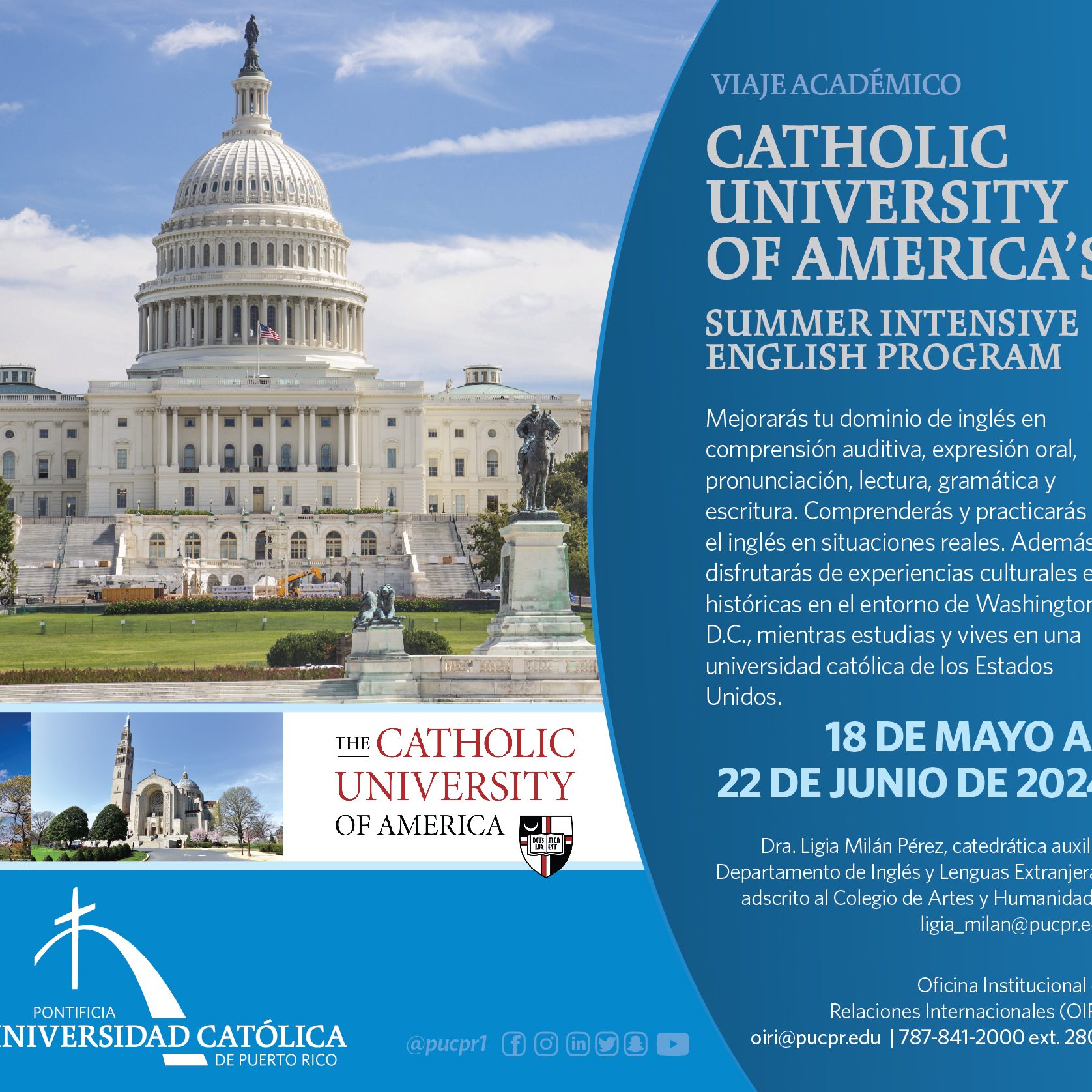 Viaje Académico Inglés Washington, DC 2024